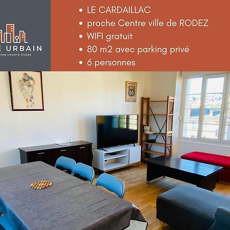 Appartement T4 Cite Cardaillac, Parking Prive, Wifi 로데즈 외부 사진